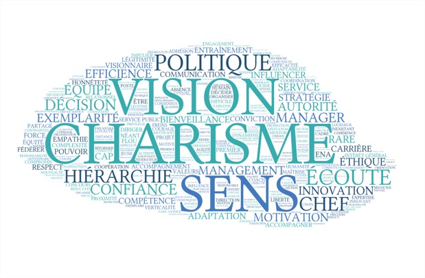 Vision, charisme, sens, hiérarchie, écoute, innovation